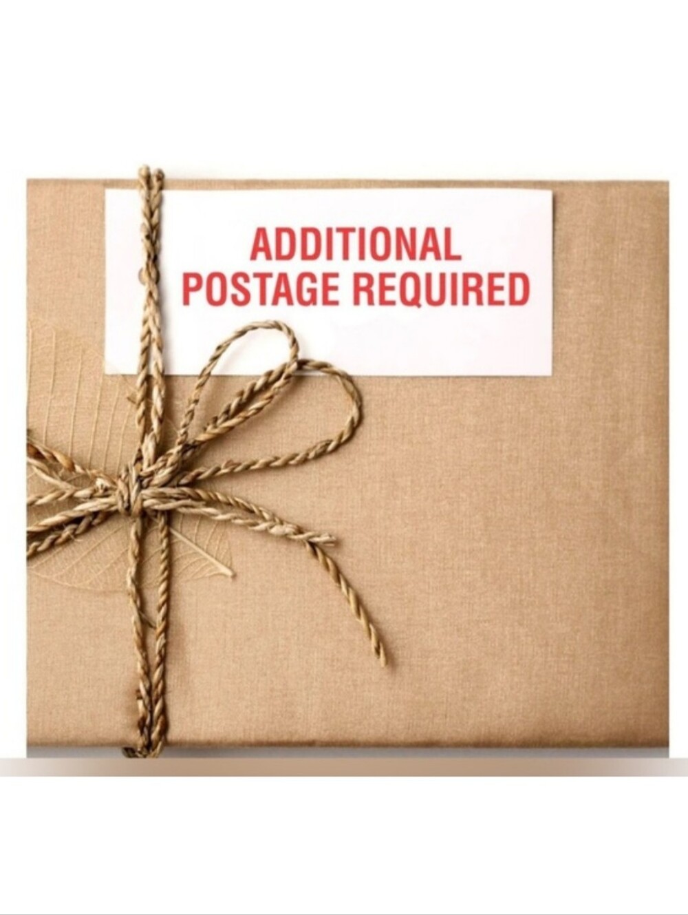 Additional Postage Required For Bundles Over 5 Lb